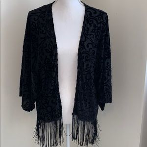 NWOT velvet kimono